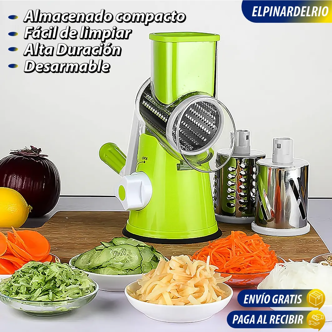 Rallador Multifuncional Tabletop Drum Grater